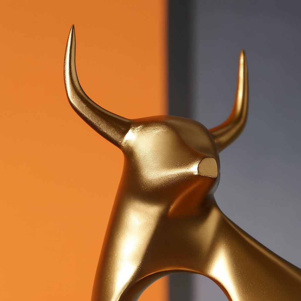 Noble Bull Resin Figurine
