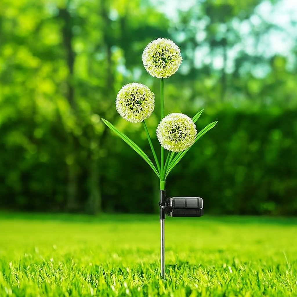 Starlit Dandelion Bloom Solar Garden Light