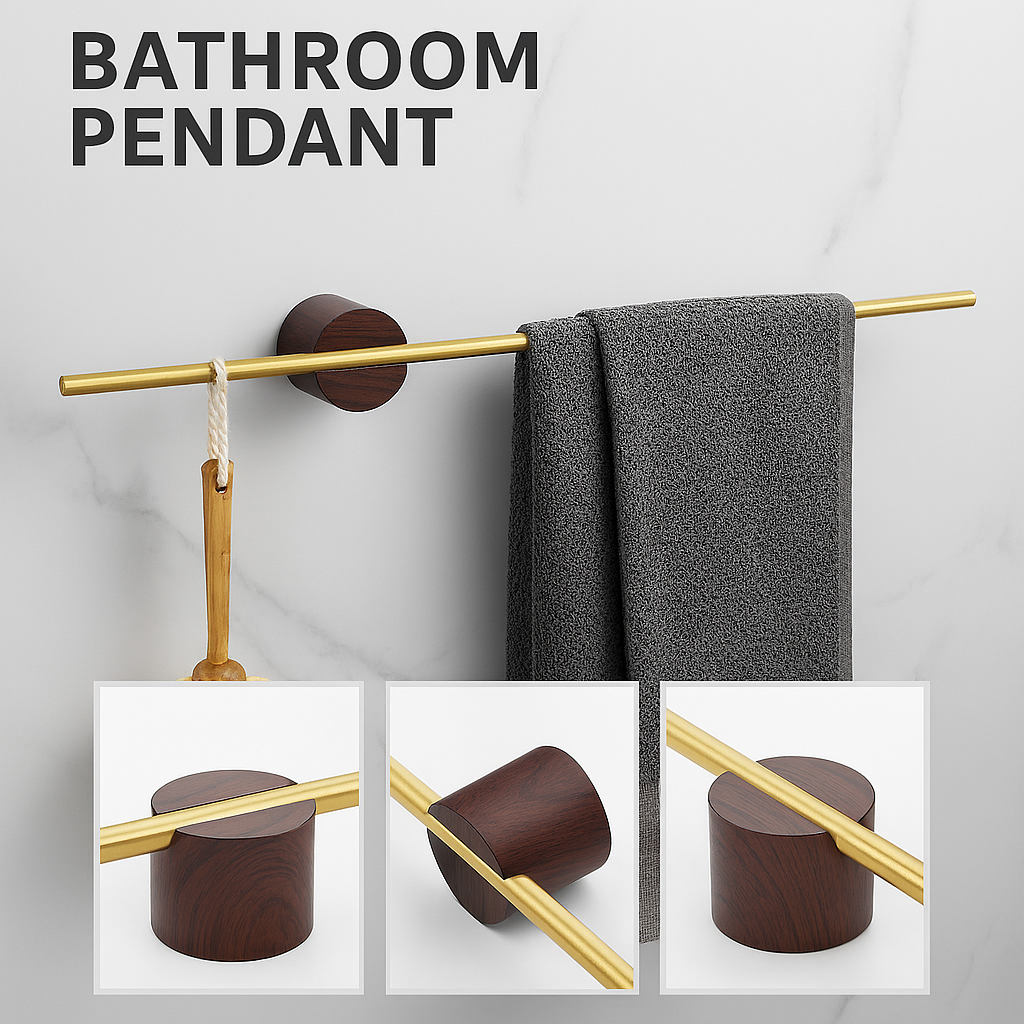 Chic Minimalist Towel Rack