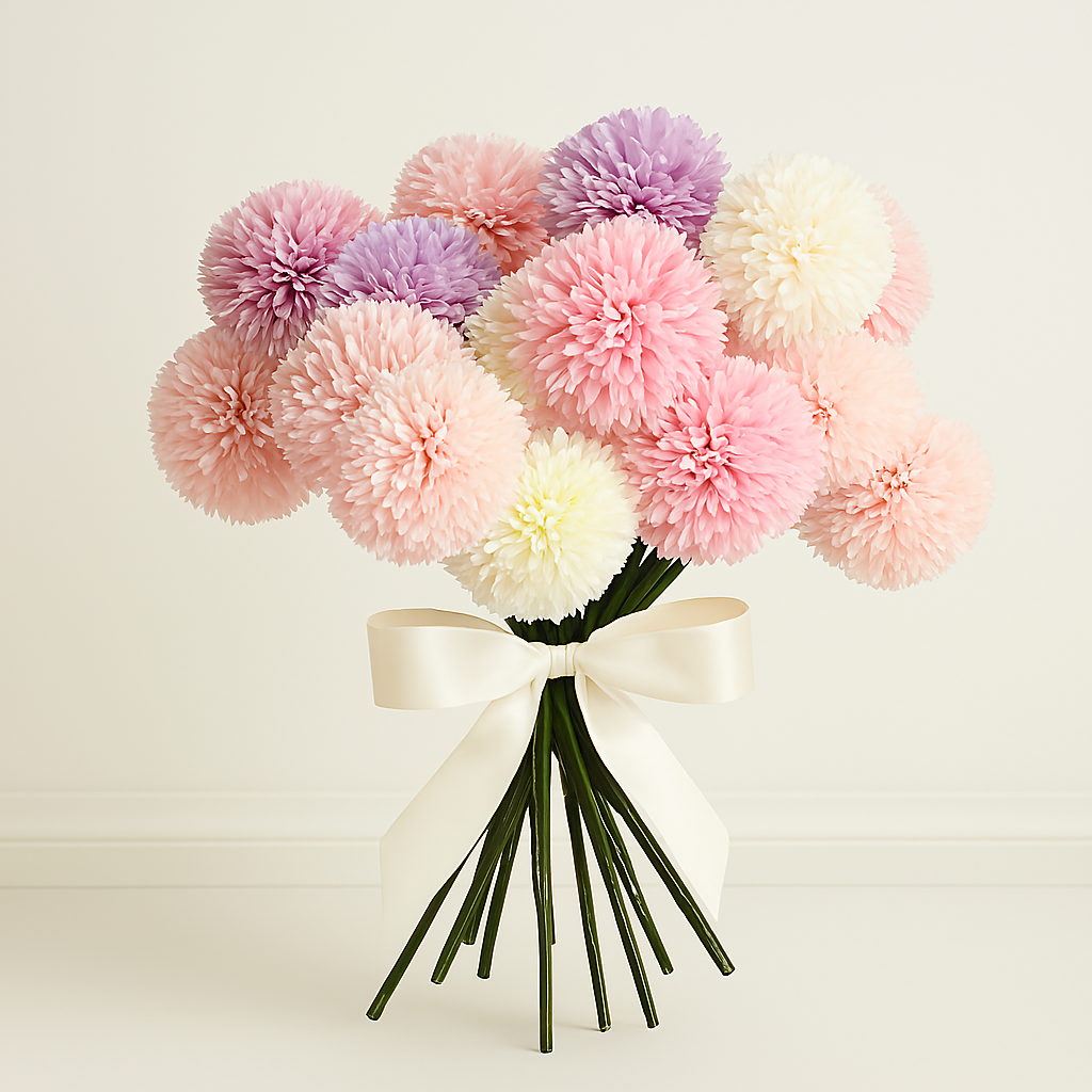 Pomera Chrysanthemum Bloom Cluster