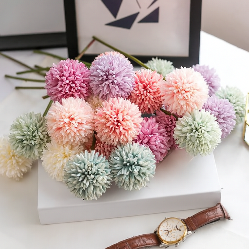 Pomera Chrysanthemum Bloom Cluster