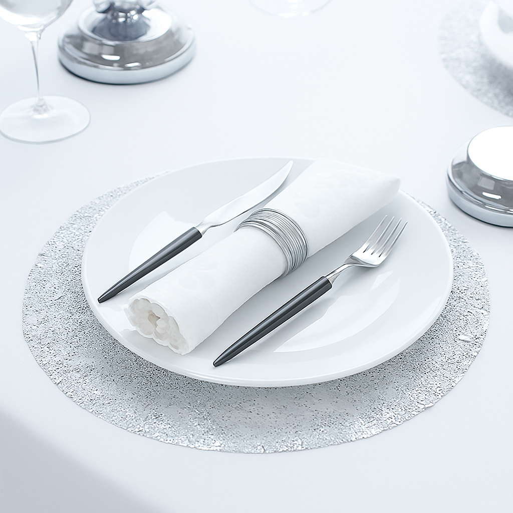 Shimmer Gold Mesh Placemats